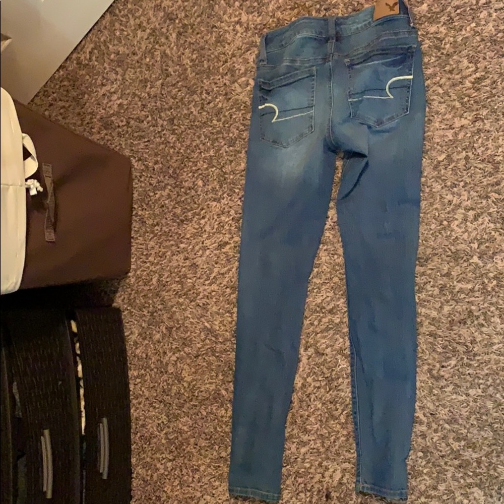 American Eagle light wash jeans